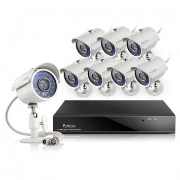 wide angel camera system with nvr