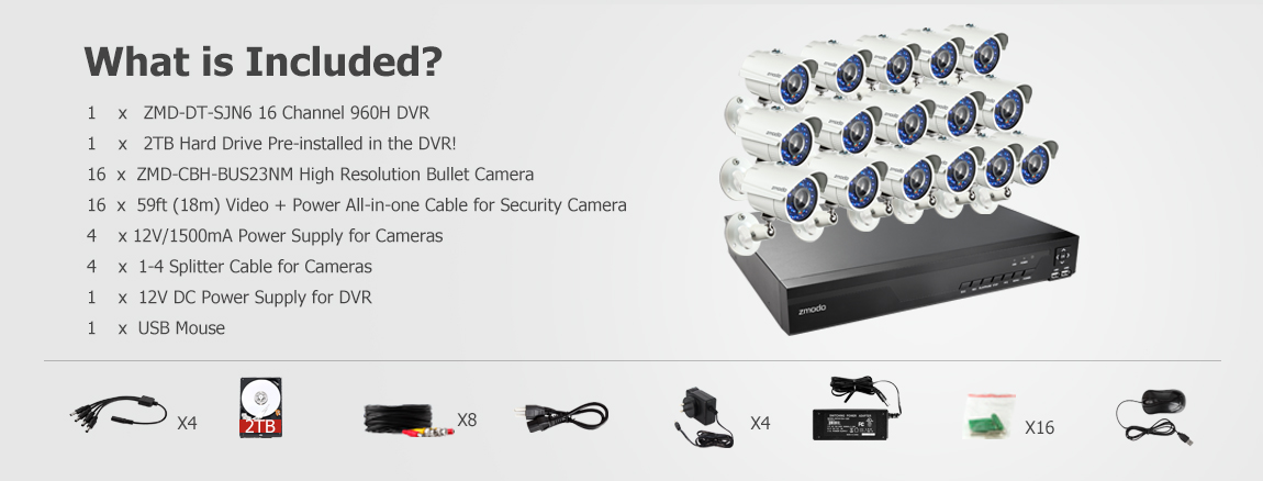 700TVL security cameras 
