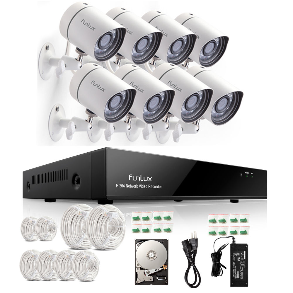 4 channel 4 wifi security camera system 